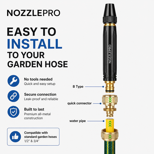 METAL Regular Hose Connector